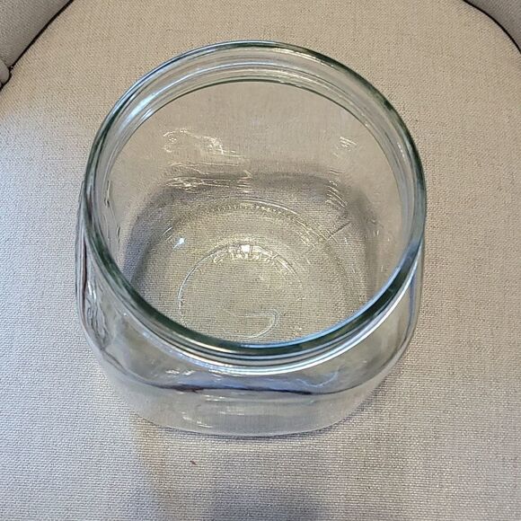 Glass embossed utensil holder - Picture 4 of 5